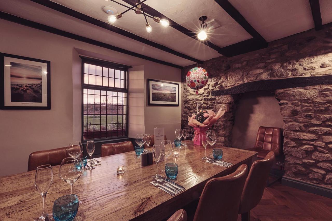 Longlands Inn & Cottages Carnforth Bagian luar foto The restaurant at The Old Stamp House
